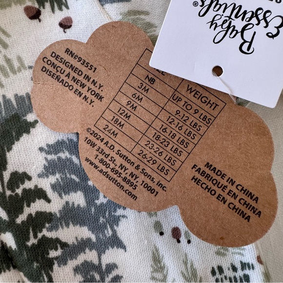 Baby Essentials Forest Print Set - Picture 3 of 4